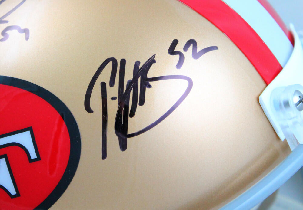 Fred Warner/Patrick Willis Signed F/S San Francisco 49ers Helmet-Becke –  The Jersey Source