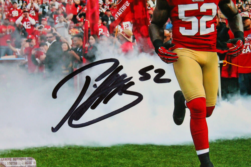 Patrick Willis Signed San Francisco 49ers Tunnel 8x10 Photo