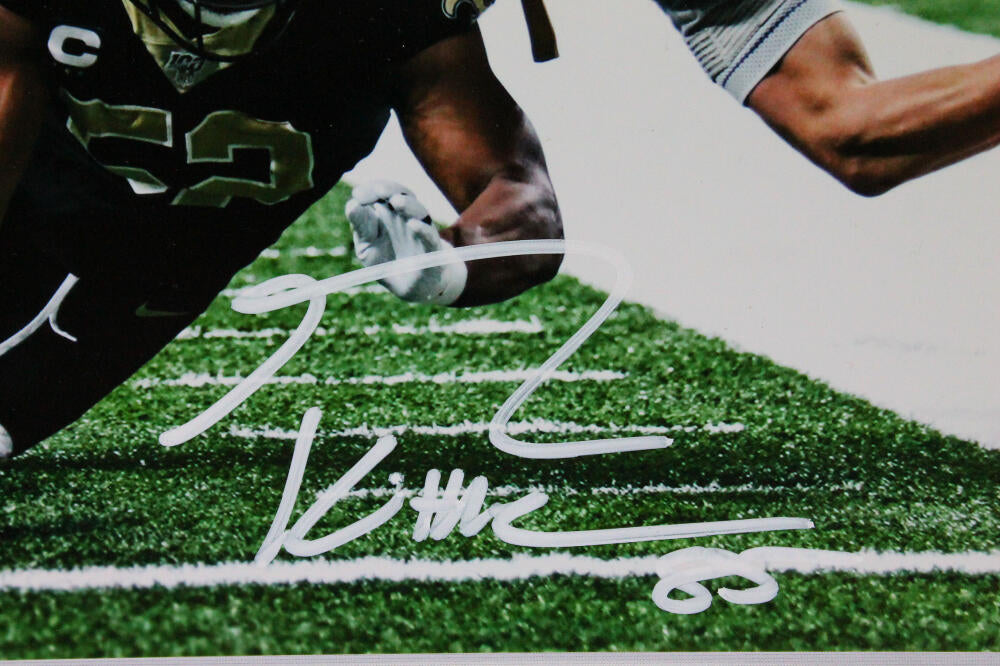 George Kittle Autographed SF 49ers 8x10 One Hand Catch Photo- Beckett W Holo