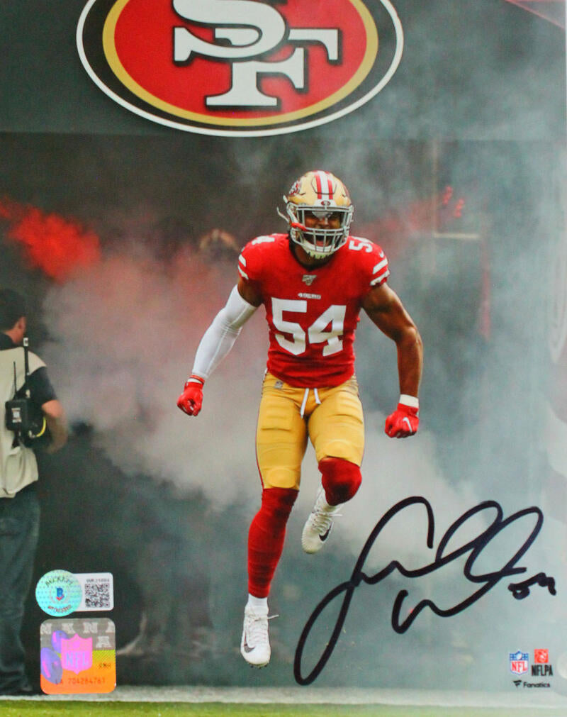 Fred Warner Signed San Francisco 49ers Tunnel 8x10 Photo-Beckett W Hol –  The Jersey Source