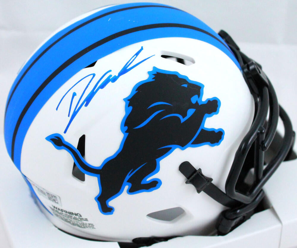 : D'Andre Swift Autographed Detroit Lions Eclipse Speed