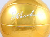 Hakeem Olajuwon Houston Rockets Autographed Mini Trophy- JSA W Auth *White