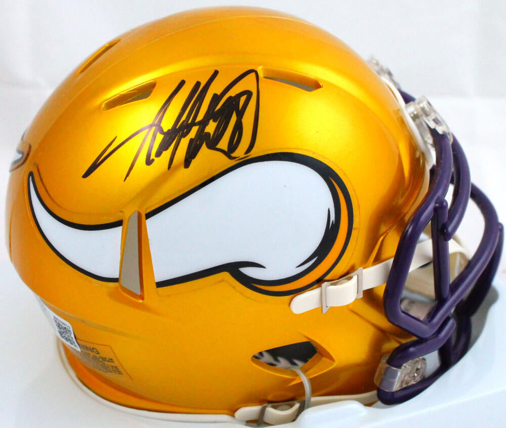 Adrian Peterson Signed Minn. Vikings Flash Speed Mini Helmet-Beckett W –  The Jersey Source