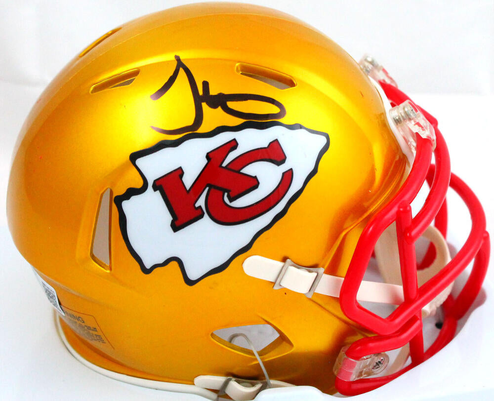 Tyreek Hill Autographed KC Chiefs Flash Mini Helmet-Beckett W Hologram –  The Jersey Source