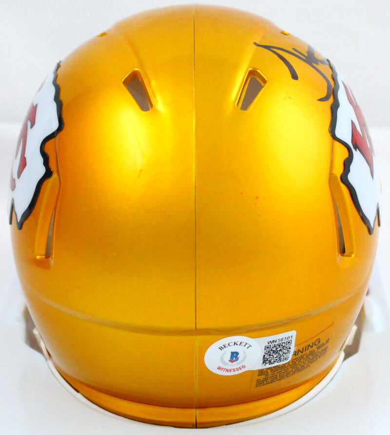 Chiefs Tyreek Hill Authentic Signed Flash Speed Mini Helmet BAS Witnessed