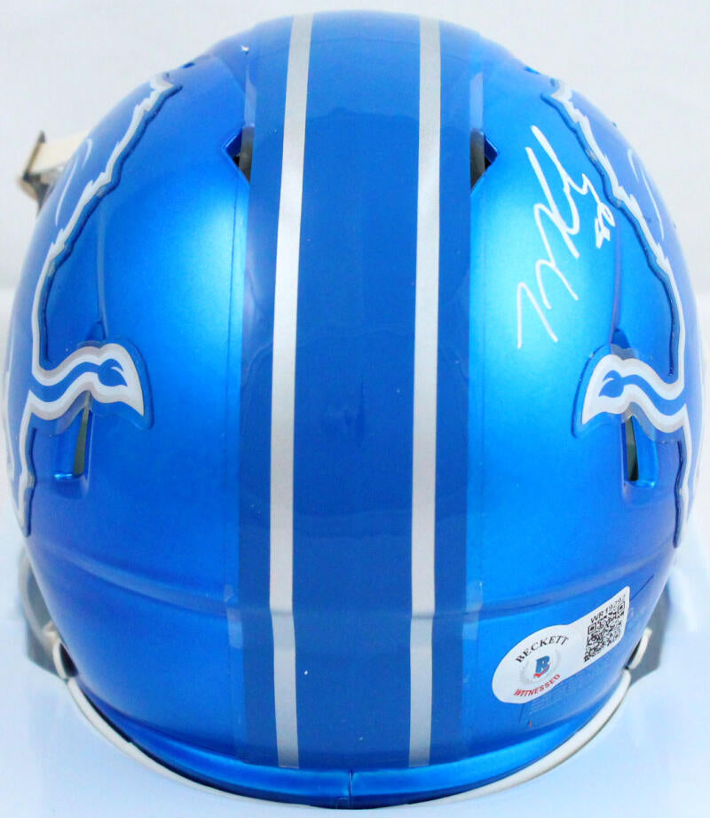 Detroit Lions White Matte Authentic Speed Helmet New In Box 25756 – Denver  Autographs