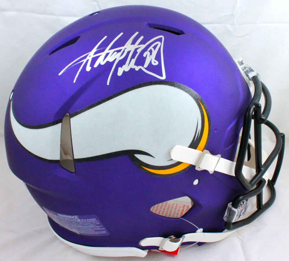 Vikings Adrian Peterson Autographed Signed Speed Flex Helmet - Beckett  Authentic 