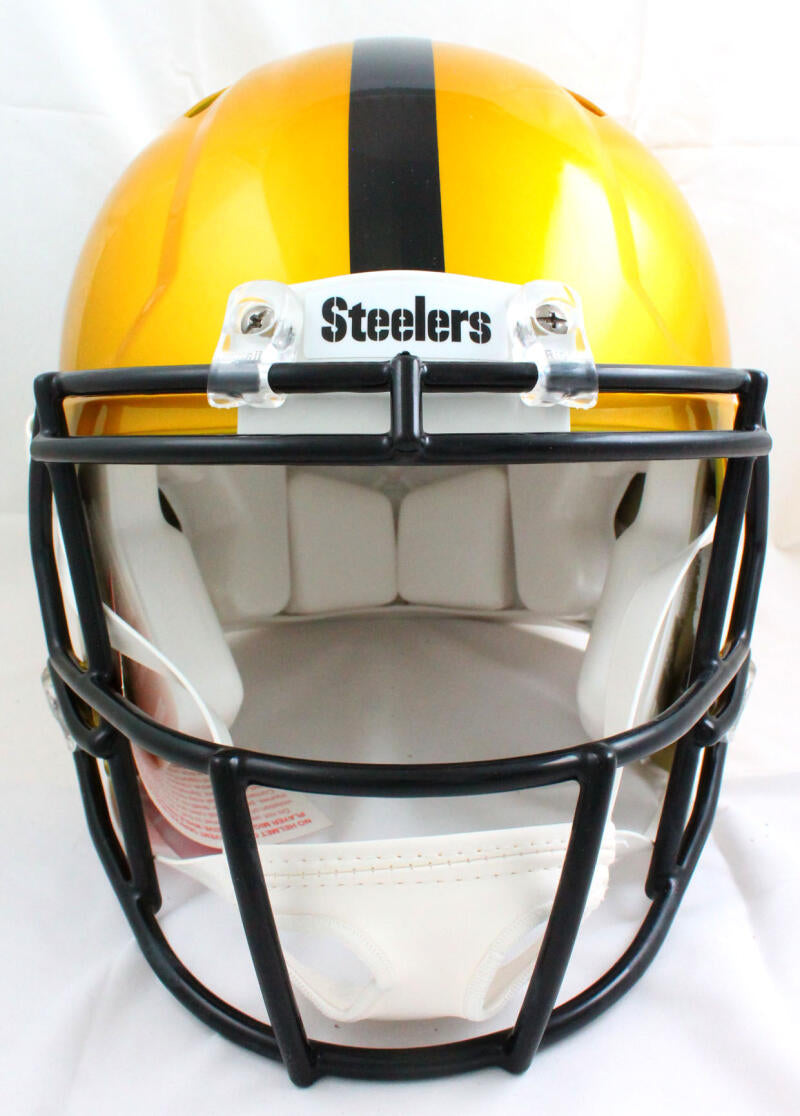 TJ Watt Signed Pittsburgh Steelers Speed Flash NFL Mini Helmet