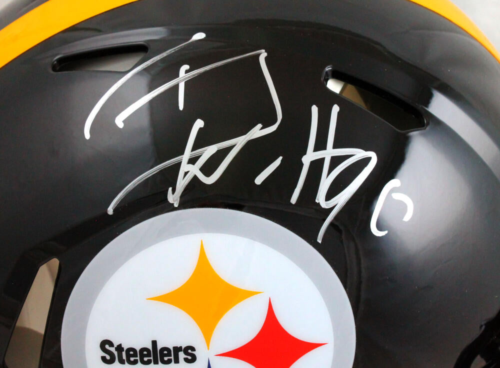 TJ Watt Autographed Pittsburgh Steelers F/S Speed Authentic Helmet