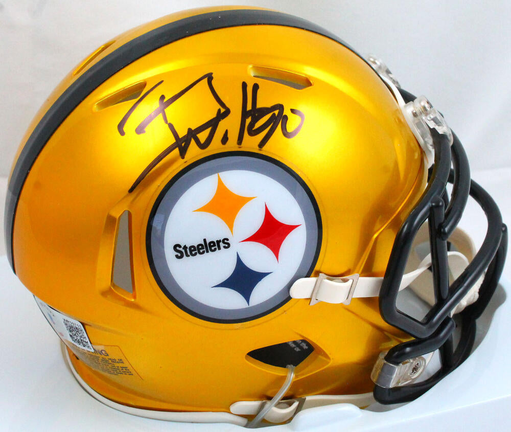 signed tj watt helmet