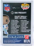 Dak Prescott Autographed Dallas Cowboys Funko Pop Figurine 67 White JSY-Beckett W Holo *White Image 5