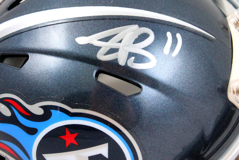 AJ Brown Autographed Tennessee Titans Logo Football-Beckett W Hologram –  The Jersey Source