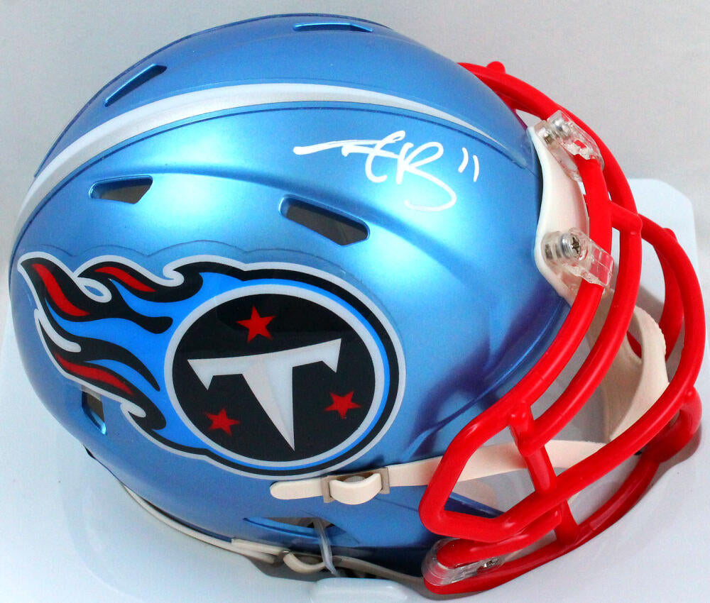 AJ Brown Autographed Tennessee Titans F/S Flash Speed Authentic Helmet –  The Jersey Source