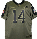 Stefon Diggs Buffalo Bills Autographed Nike 2021 Salute To Service Limited Player Jersey-Beckett W Hologram