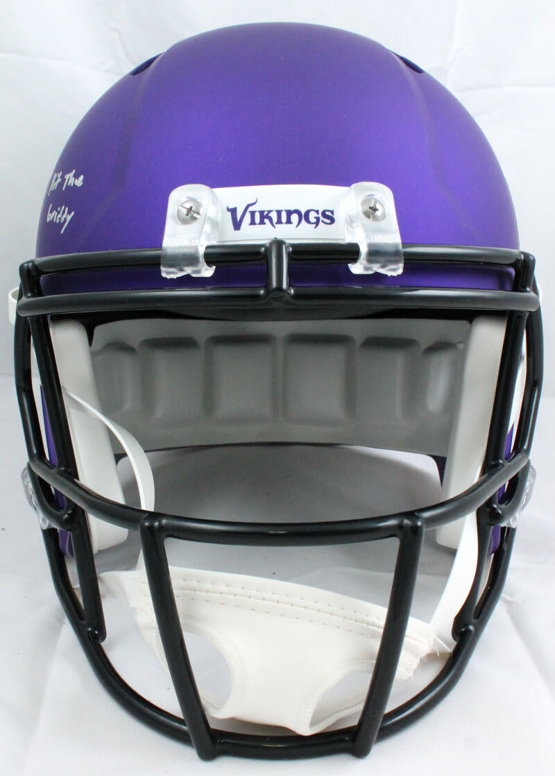 Justin Jefferson Autographed Minnesota Vikings F/S SpeedFlex Helmet w/ –  The Jersey Source