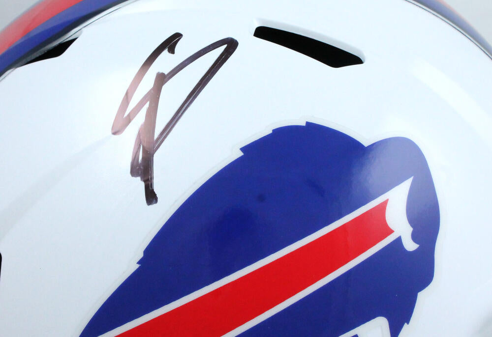 STEFON DIGGS SIGNED BUFFALO BILLS SPEED FULL SIZE REPLICA HELMET - BECKETT  COA