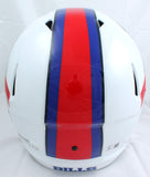Stefon Diggs Autographed Buffalo Bills 2021 F/S Speed Helmet-Beckett W Hologram *Black Image 4