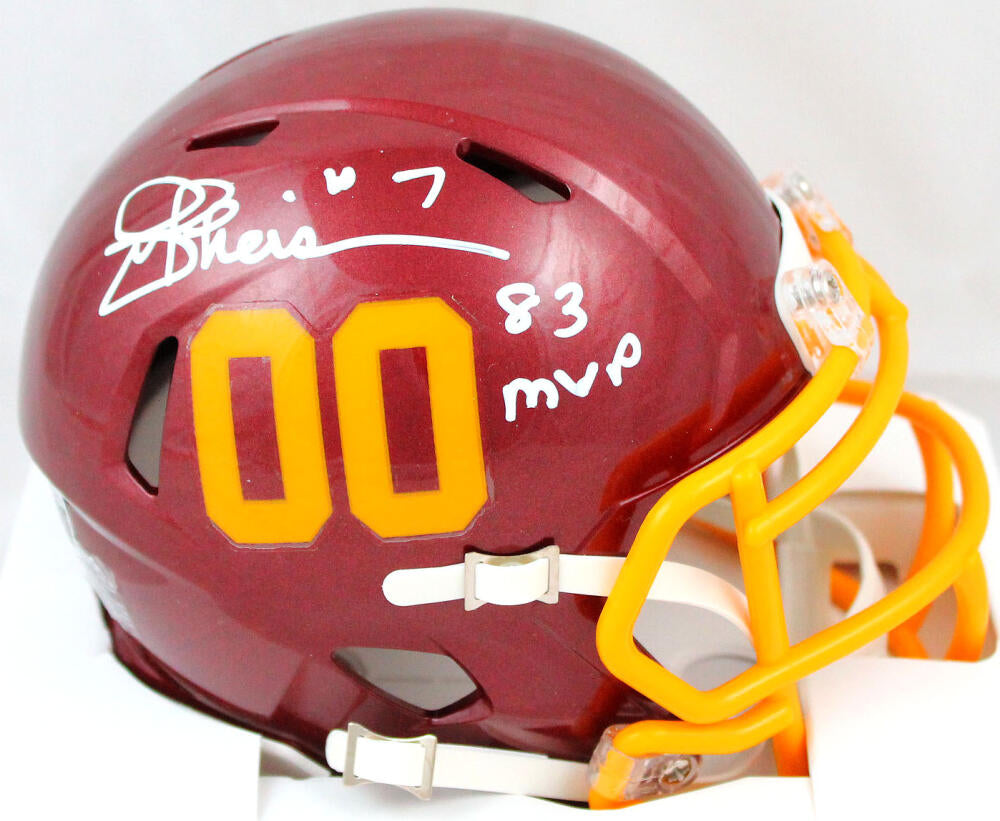 Joe Theismann Signed WFT Flash Speed Mini Helmet w/83 MVP-Beckett W Ho –  The Jersey Source