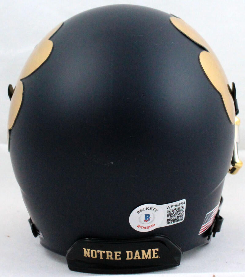 Jerome Bettis Autographed Notre Dame Replica Helmet