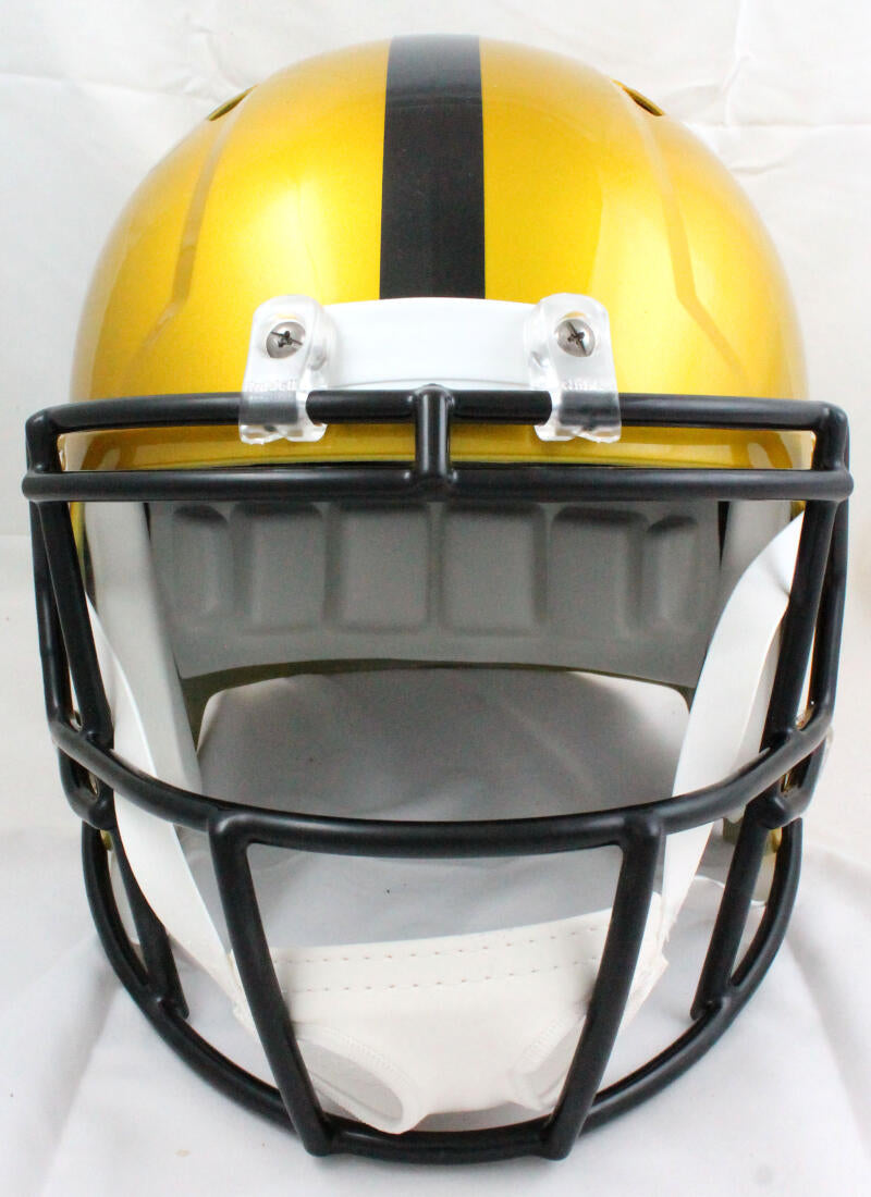 Jerome Bettis Signed Pittsburgh Steelers Full Size Black Replica Speed  Helmet