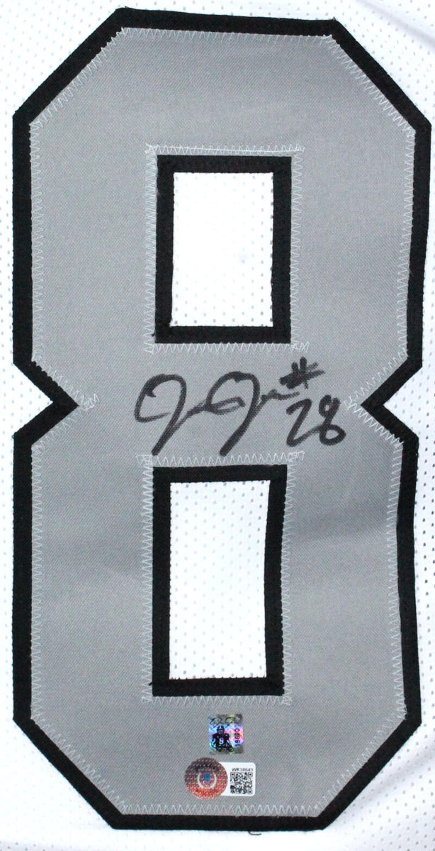 Josh Jacobs Autographed White Color Rush Pro Style Jersey - Beckett W – The  Jersey Source