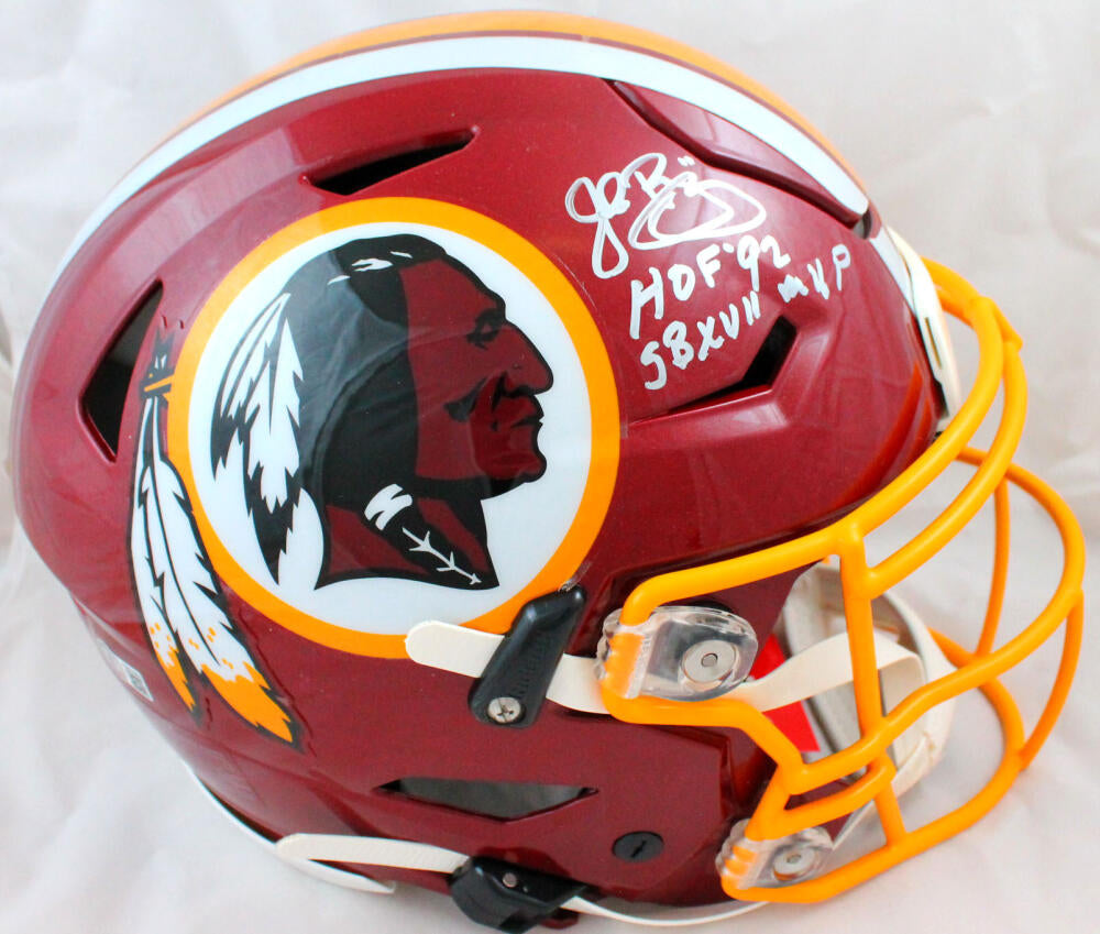 Washington Redskins Posse Signed Full Size Helmet Art M