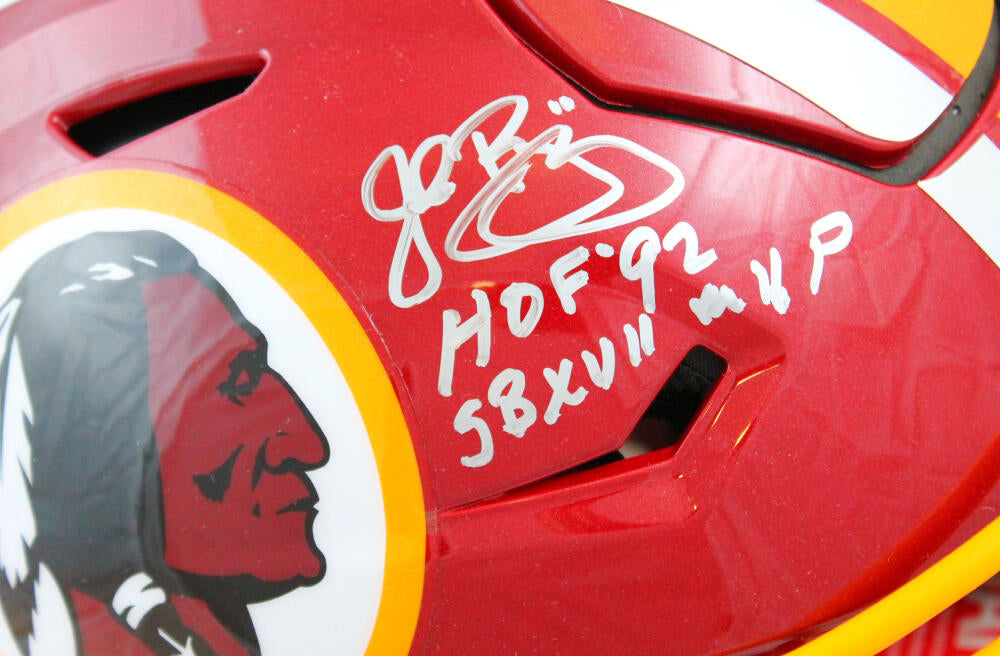 John Riggins Autographed Washington Redskins Speed Authentic F/S Helme –  The Jersey Source