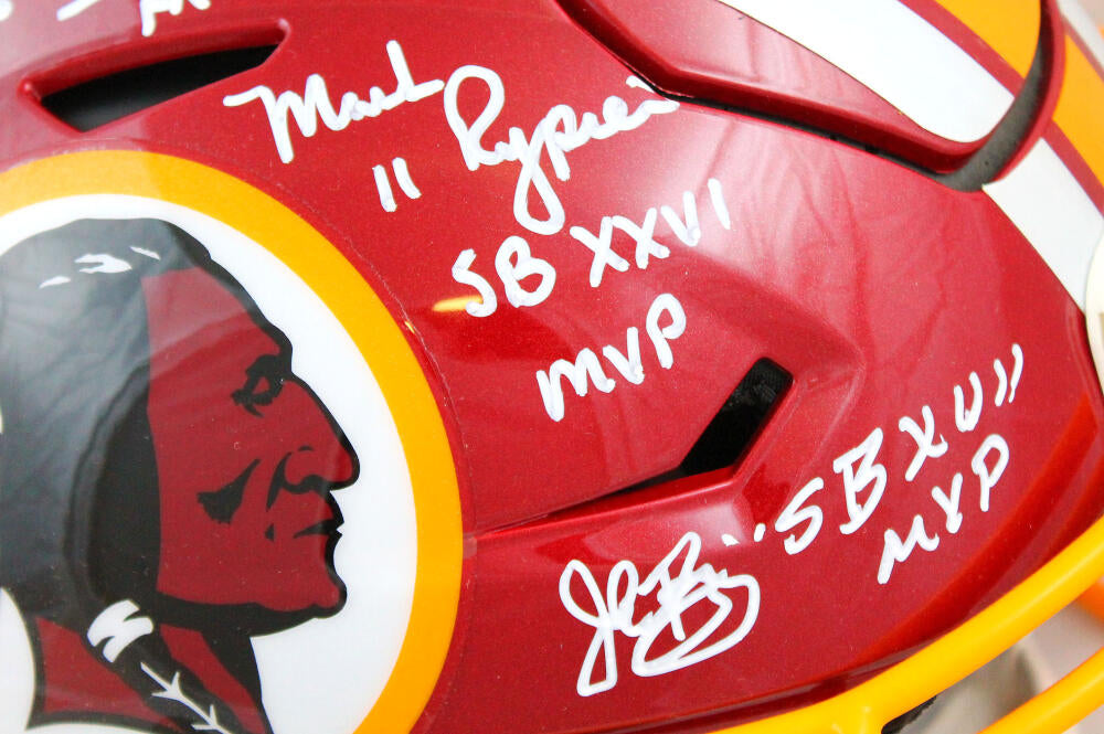 Mark Rypien Doug Williams John Riggins Washington Redskins Signed Jersey  MVP