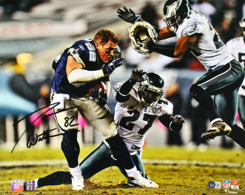 Jason Witten Autographed Dallas Cowboys 16x20 Helmet Off FP Photo