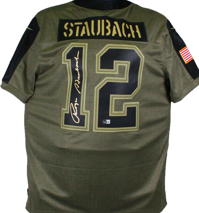 roger staubach salute to service jersey