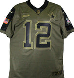 Roger Staubach Dallas Cowboys Autographed Nike 2021 Salute To Service Limited Player Jersey-Beckett W Hologram  Image 3