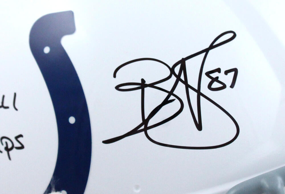 Reggie Wayne Signed Indianapolis Colts Speed Full Size Eclipse NFL Helmet