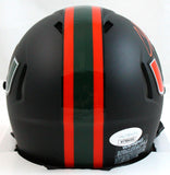 Andre Johnson Autographed Miami Hurricanes Nights Speed Mini Helmet-JSA W *Orange Image 3