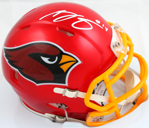 AJ Green Autographed Arizona Cardinals Flash Speed Mini Helmet-Beckett W Hologram *White Image 1