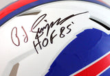 OJ Simpson Autographed Buffalo Bills F/S 2021 Speed Authentic Helmet w/HOF-JSA W *Black Image 2