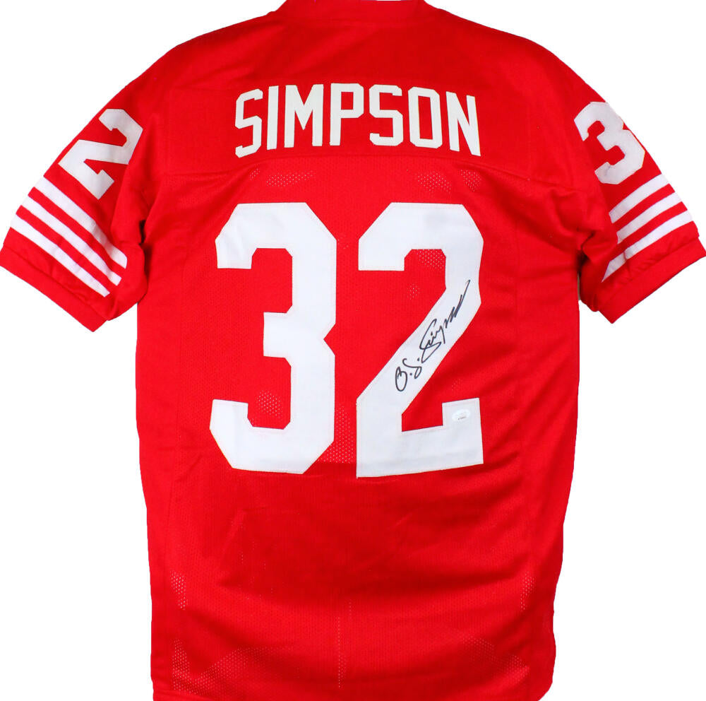 OJ Simpson Autographed SIGNED Jersey - JSA Witnessed Authentic