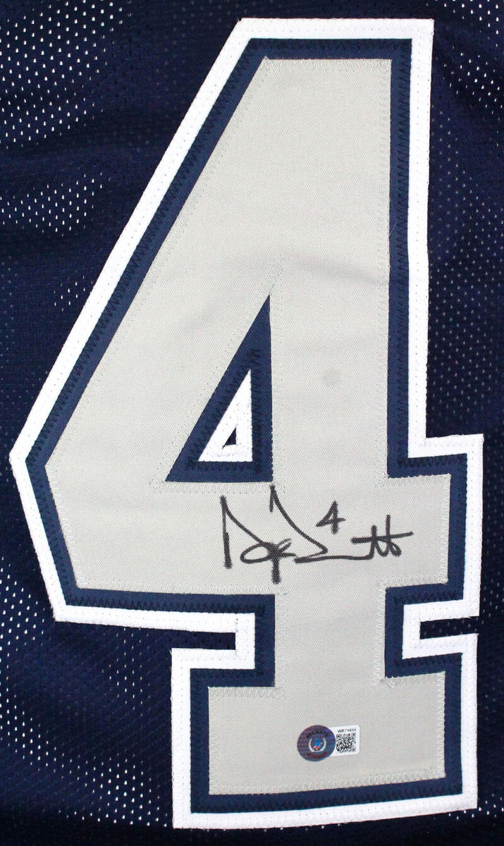 Dak Prescott Dallas Cowboys Signed Autograph White Custom Jersey JSA  Certified