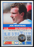 1989 Score #1 Joe Montana SF 49ers Autograph Beckett Authenticated Image 2