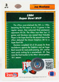 1991 UD Heroes #3 Joe Montana Auto SF 49ers Autograph Beckett Authenticated  Image 2