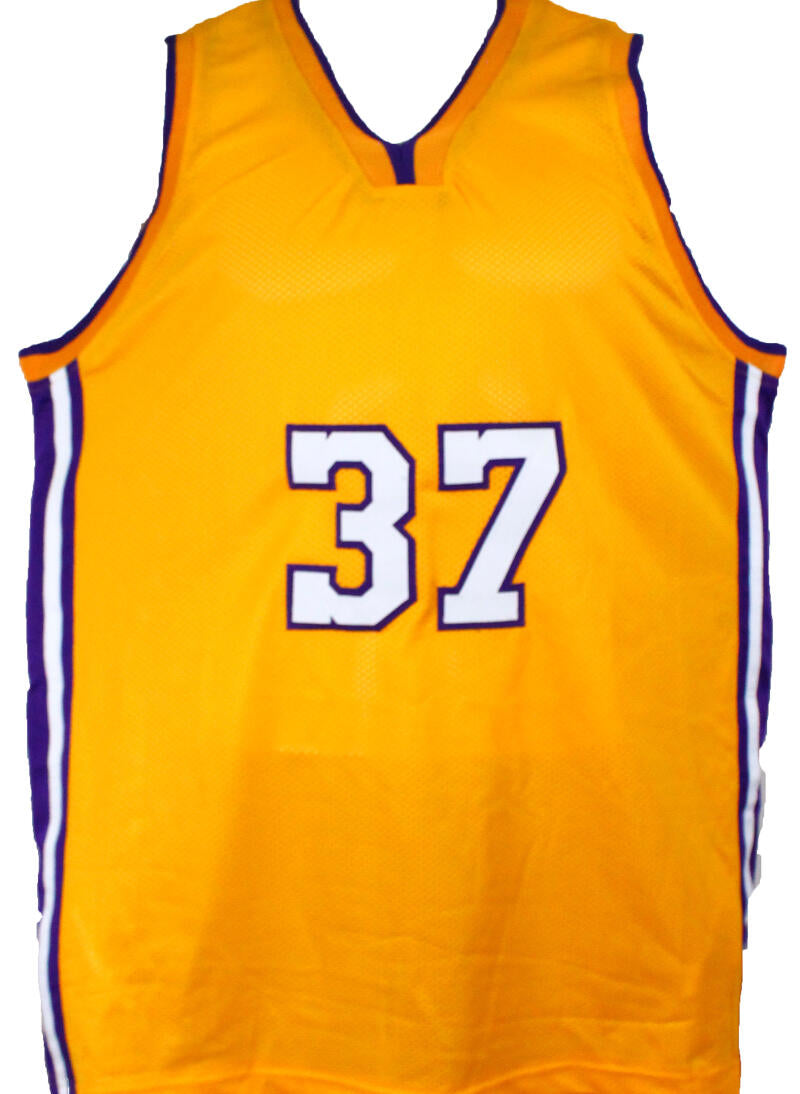 Los Angeles Lakers Ron Artest Autographed Pro Style Yellow Jersey