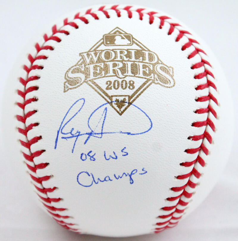 Ryan Howard Autographed 2008 World Series Jersey 