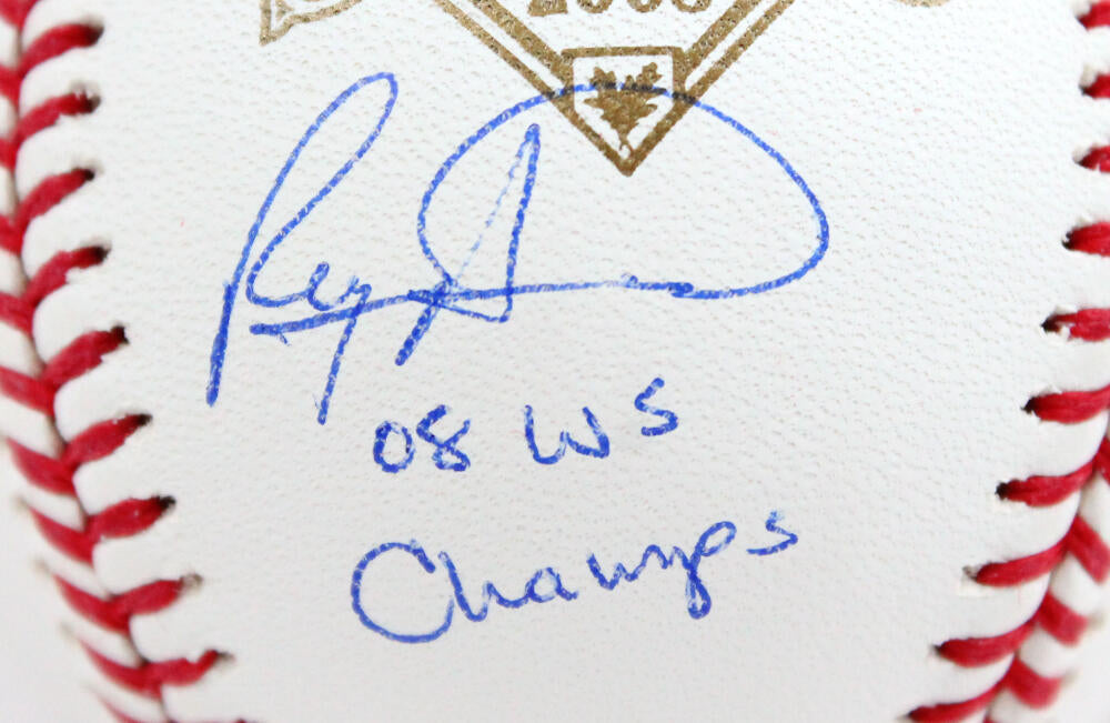 Ryan Howard Autographed 2008 World Series Jersey 