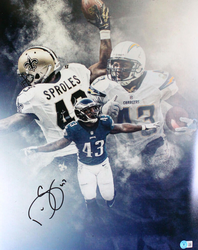 Darren Sproles Autographed 16x20 Collage-Beckett W Hologram *Black – The  Jersey Source