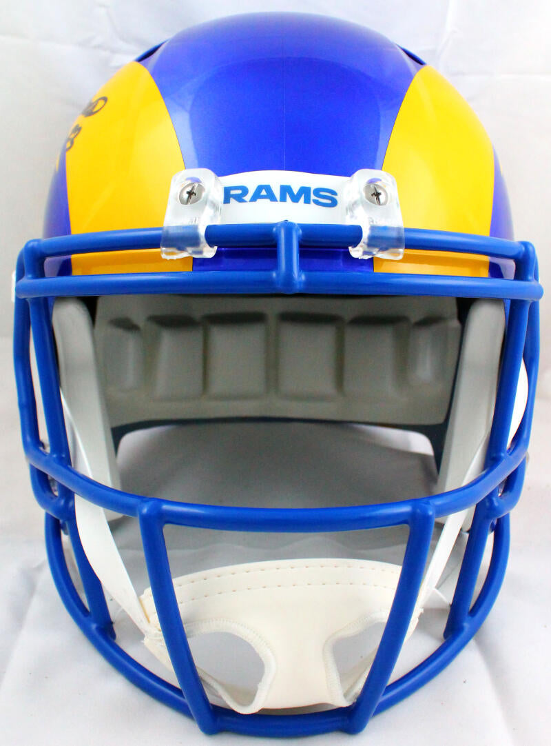 Los Angeles Rams Cam Akers Signed Full Size Replica Flash Helmet