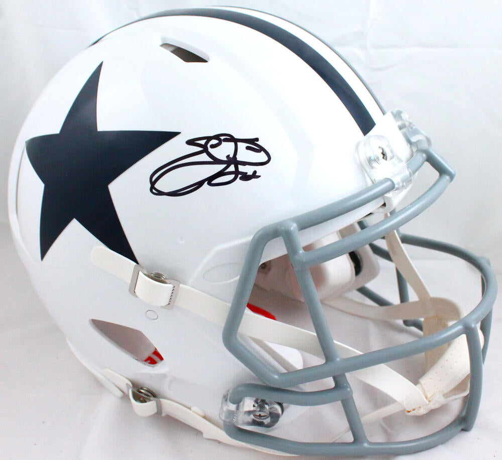 Emmitt Smith Autographed Lunar Eclipse Dallas Cowboys Helmet –