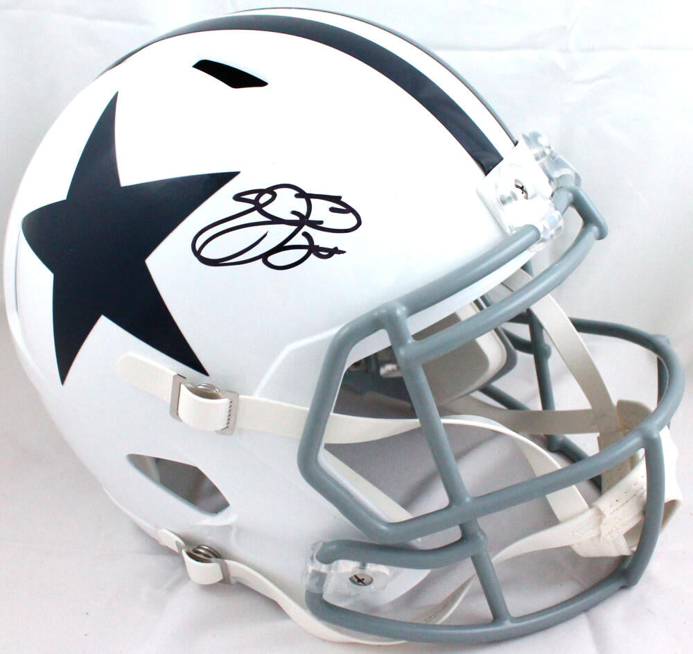 Emmitt Smith Autographed Dallas Cowboys Full Size Speed Helmet JSA