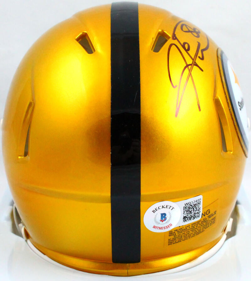 Hines Ward Autographed Pittsburgh Steelers Flash Speed Mini Helmet-Bec –  The Jersey Source