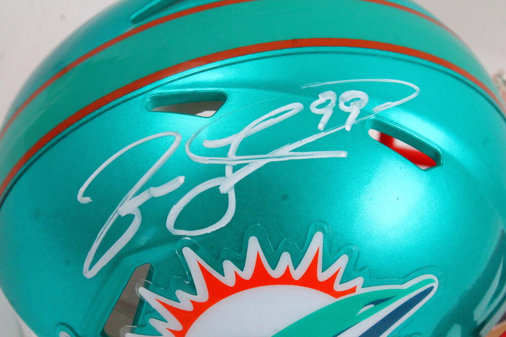 Jason Taylor Autographed Miami Dolphins Flash Speed Mini Helmet-JSA W – The  Jersey Source