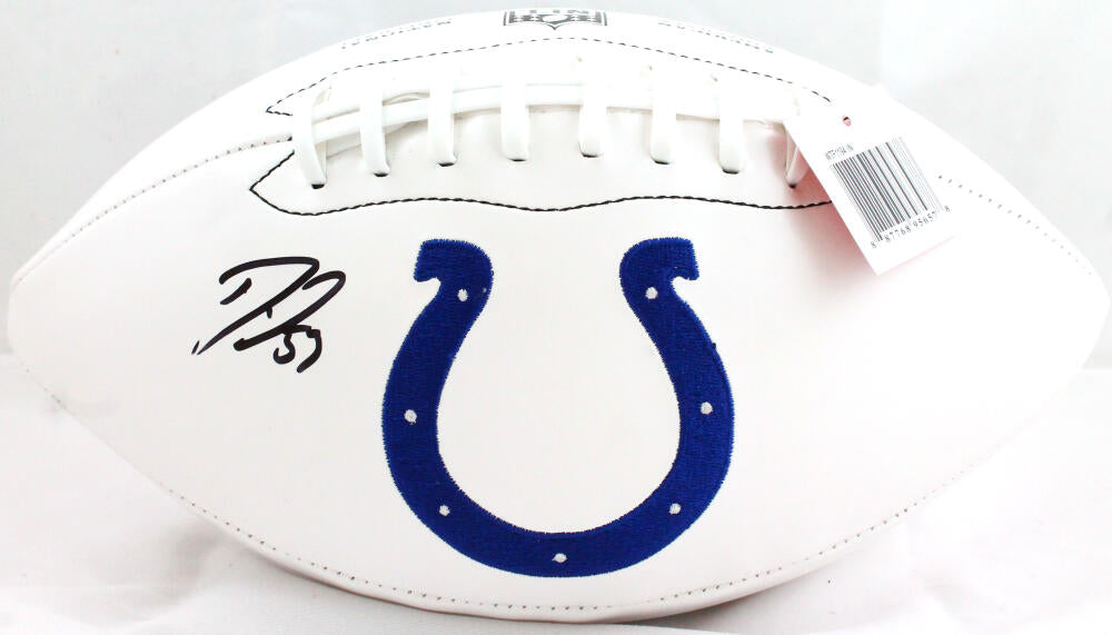 Darius Leonard Autographed Indianapolis Colts Wilson Logo Football - J –  The Jersey Source