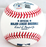 Johnny Manziel Autographed Rawlings OML Baseball w/Heisman-Beckett W Hologram *Blue Image 3